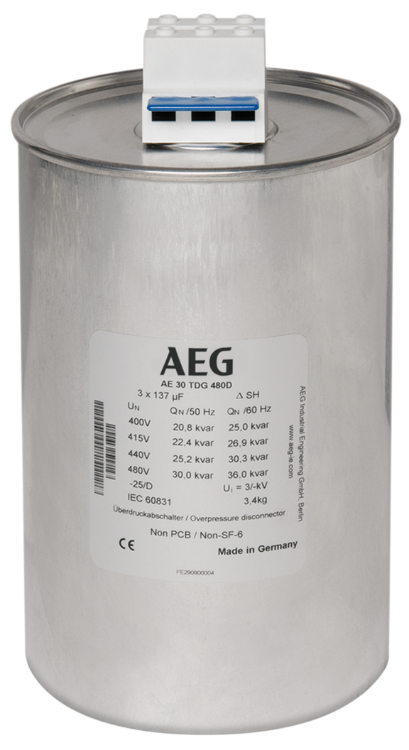 TDG 3-phase power capacitors